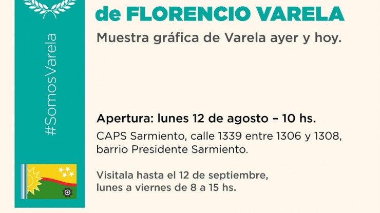 Continúan las muestras itinerantes en Florencio Varela